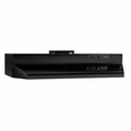 Almo 30-Inch Black Under-Cabinet Kitchen Range Hood with 230 CFM Blower and Easy Install System BUEZ230BL